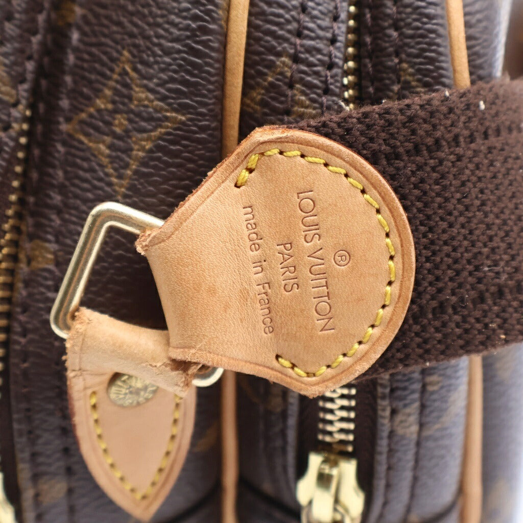 LOUIS VUITTON(ルイヴィトン) モノグラム リポーターPM ショルダーバッグ ブラウン PVCレザー M45254