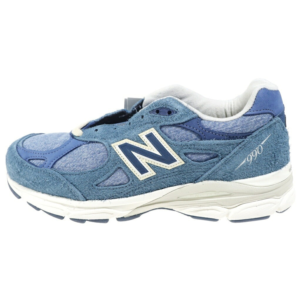 New Balance(ニューバランス) ×Levi's 990V3 ローカットスニーカー シューズ デニム US8.5/26.5cm ブルー M990LI3
