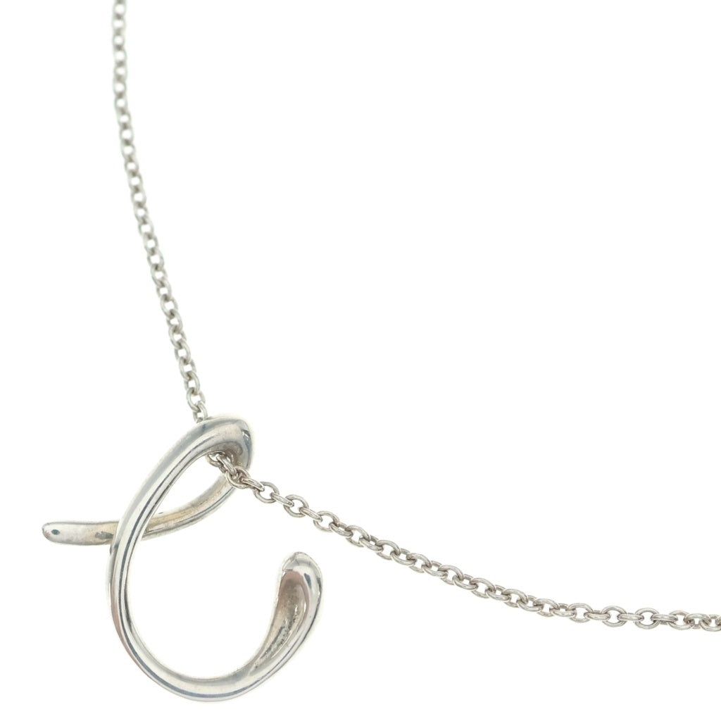 ティファニー エルサペレッティ イニシャル a ネックレス シルバー 925 TIFFANY & Co.(ティファニー) エルサペレッティ イニシャルネックレス