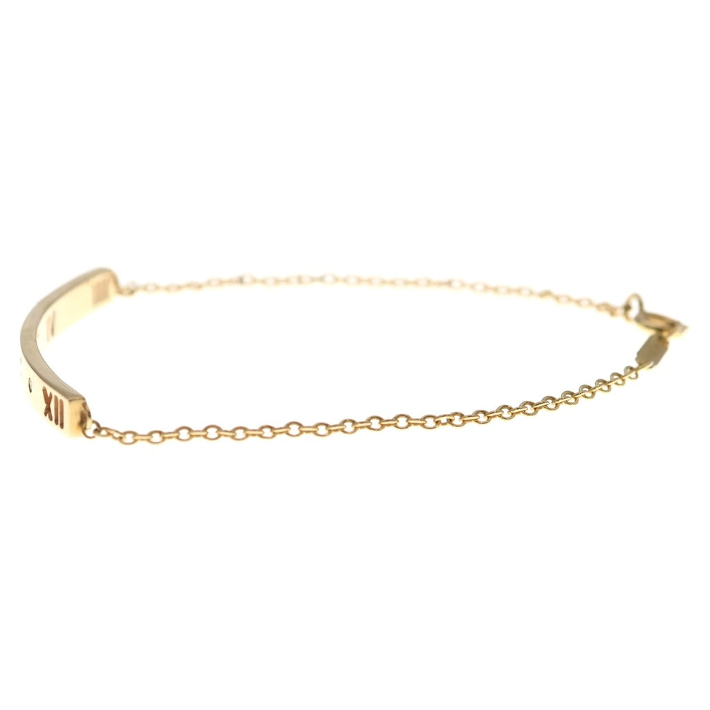 TIFFANY & Co.(ティファニー) アトラス ピアスド カーブ バー ブレスレット ダイヤ イエローゴールド Au750