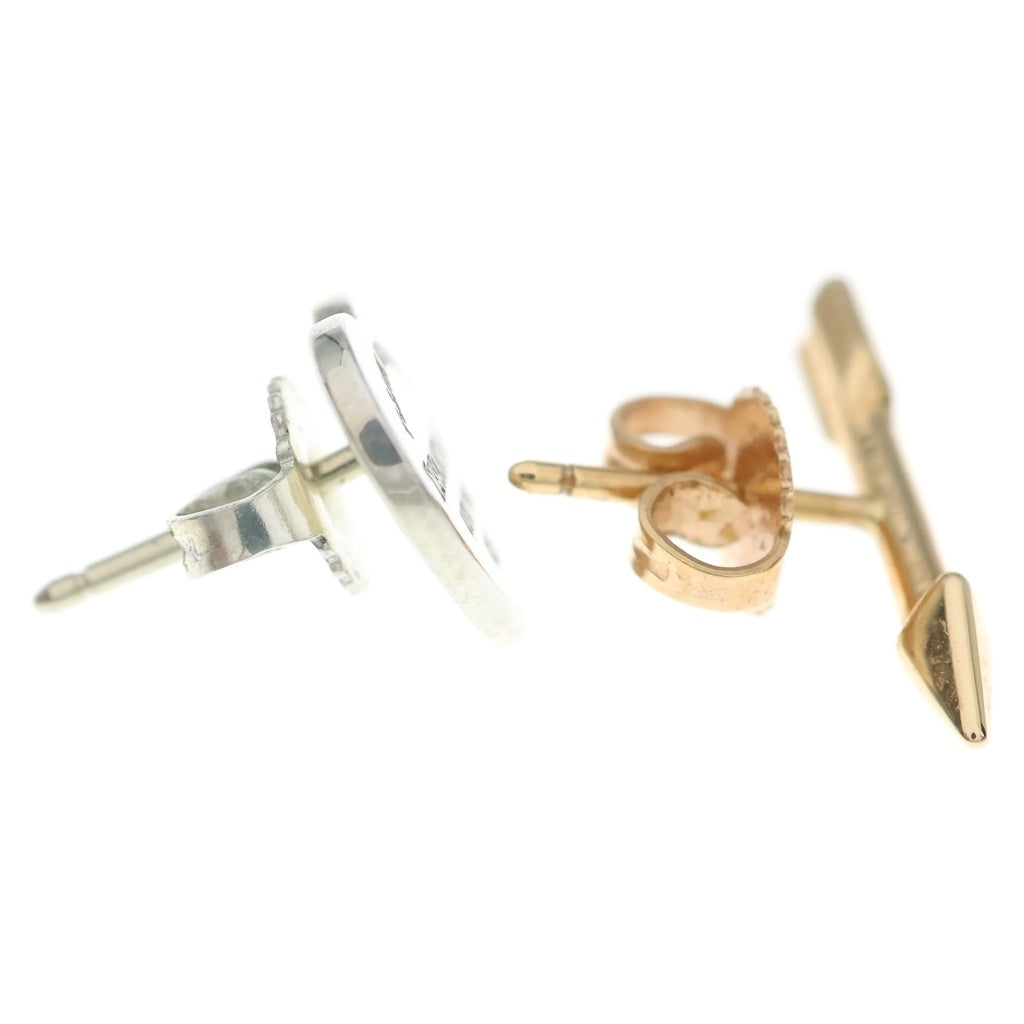 TIFFANY & Co.(ティファニー) リターントゥ ラブストラック ピアス SV925 K18ピンクゴールド シルバー 2.0g
