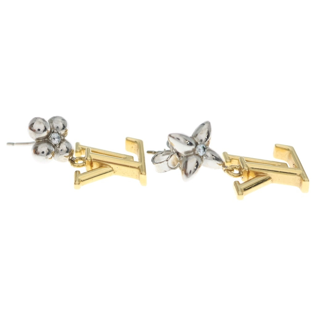 LOUIS VUITTON(ルイヴィトン) パンダント LV アイコニック フラワー ピアス ゴールド GP M01287
