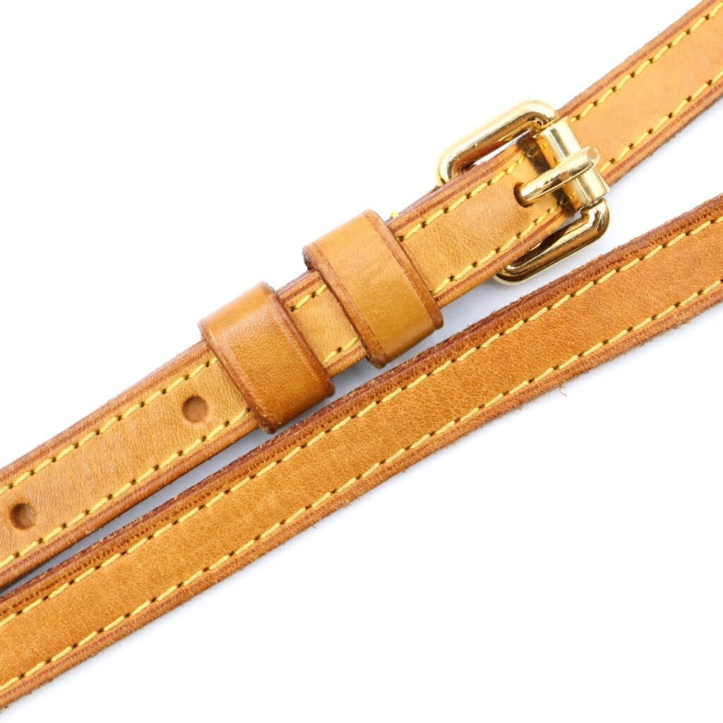 LOUIS VUITTON(ルイヴィトン) ダミエアズール シラクーサPM ショルダーバッグ アイボリー×ブラウン レザー×PVC N41113 ゴールド金具