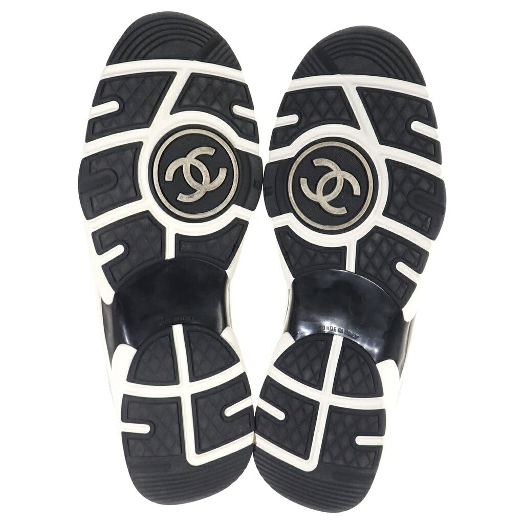 CHANEL(シャネル) ココマーク グラデーション スニーカー ローカット プリントカーフスキン ライトグリーン WG46087