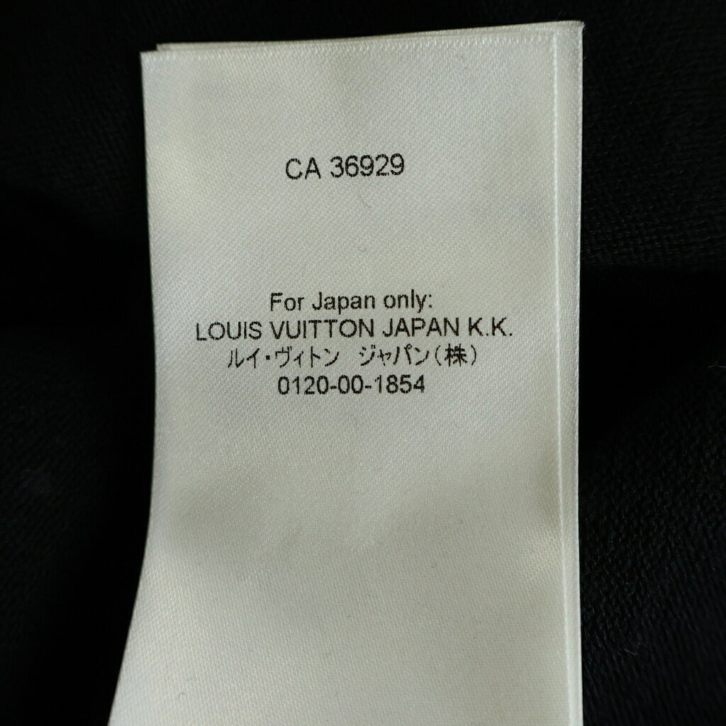 LOUIS VUITTON(ルイヴィトン) モノグラム グラディエント エンベリッシュド Tシャツ 半袖 コットン ブラック