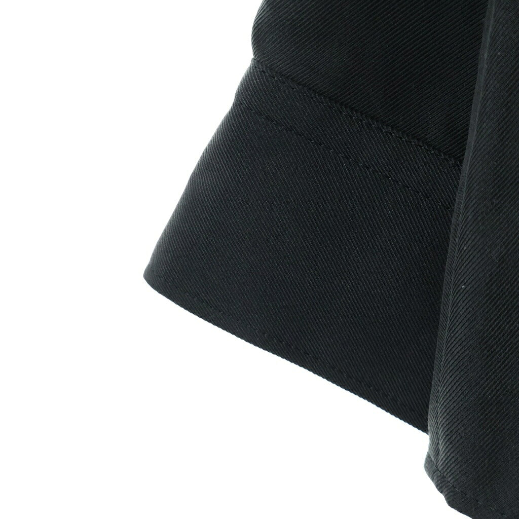 B Yohji Yamamoto(ビー ヨウジヤマモト) シャツ 長袖 レース リボン シルク ブラック