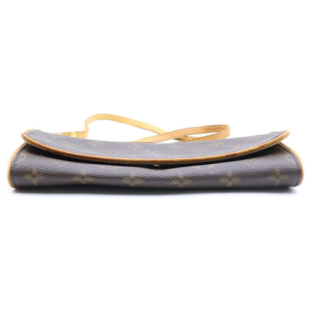 LOUIS VUITTON(ルイヴィトン) ポシェットツインGM ショルダーバッグ モノグラム PVCレザー ブラウン M51852