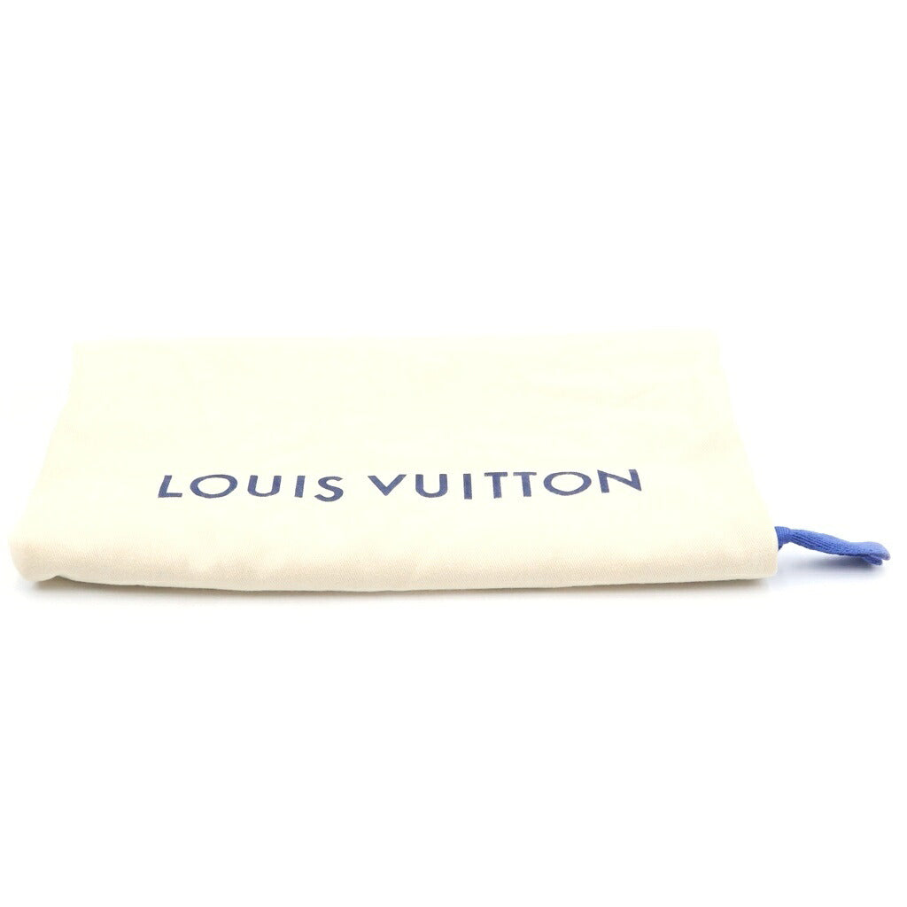 LOUIS VUITTON(ルイヴィトン) モノグラム デニム ロッカー ドップ・キット ハンドバッグ インディゴブルー×ブラウン デニム×レザー M28363 ゴールド金具