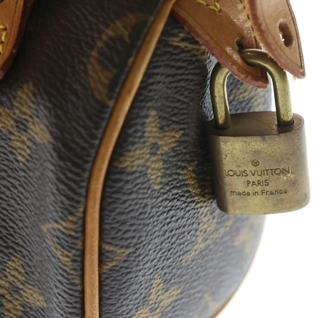 LOUIS VUITTON(ルイヴィトン) モノグラム ミニスピーディ ハンドバッグ ボストンバッグ 収納 ブラウン レザー×PVC M41534 ゴールド金具
