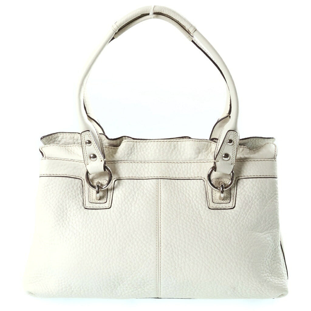 COACH(コーチ) ペネロピ ハンドバッグ ワンショルダーバッグ ホワイト レザー 13164 シルバー金具