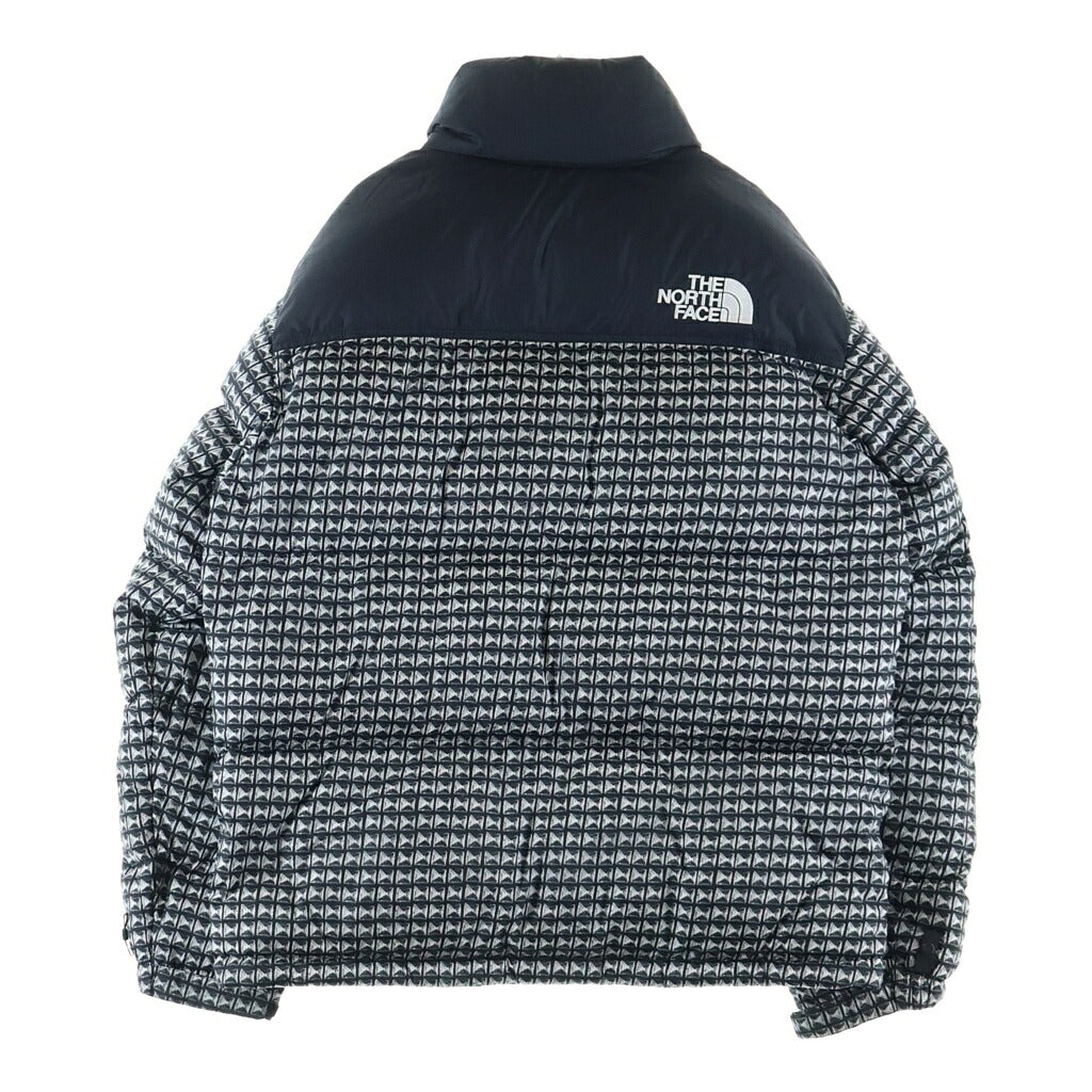 SUPREME(シュプリーム) 21SS ×THE NORTH FACE Studded Nuptse Jacket ザノースフェイス スタッズ プリント ヌプシ ダウンジャケット ブラック ND421001