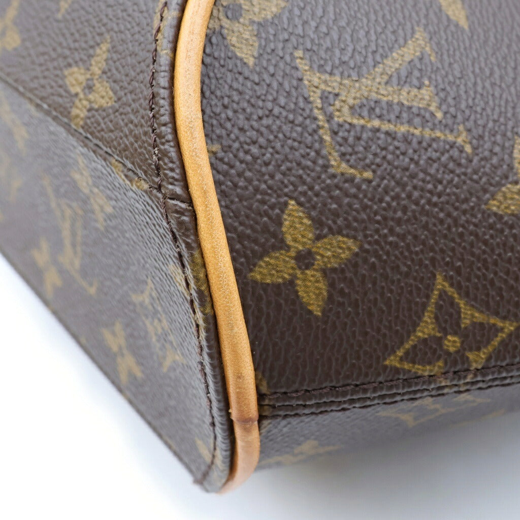LOUIS VUITTON(ルイヴィトン) モノグラム エリプスMM ハンドバッグ ブラウン レザー×PVC M51126 ゴールド金具