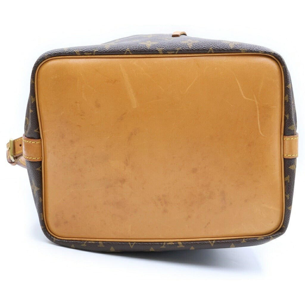 LOUIS VUITTON(ルイヴィトン) モノグラム ノエ ショルダーバッグ ブラウン レザー×PVC M42224 ゴールド金具