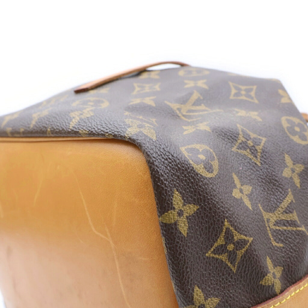 LOUIS VUITTON(ルイヴィトン) モノグラム ノエ ショルダーバッグ ブラウン レザー×PVC M42224 ゴールド金具