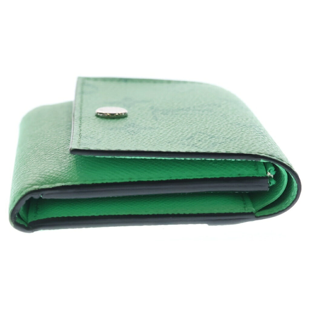 LOUIS VUITTON(ルイヴィトン) タイガラマ ヴィクターウォレット 二つ折り財布 グリーン PVC M28070 シルバー金具