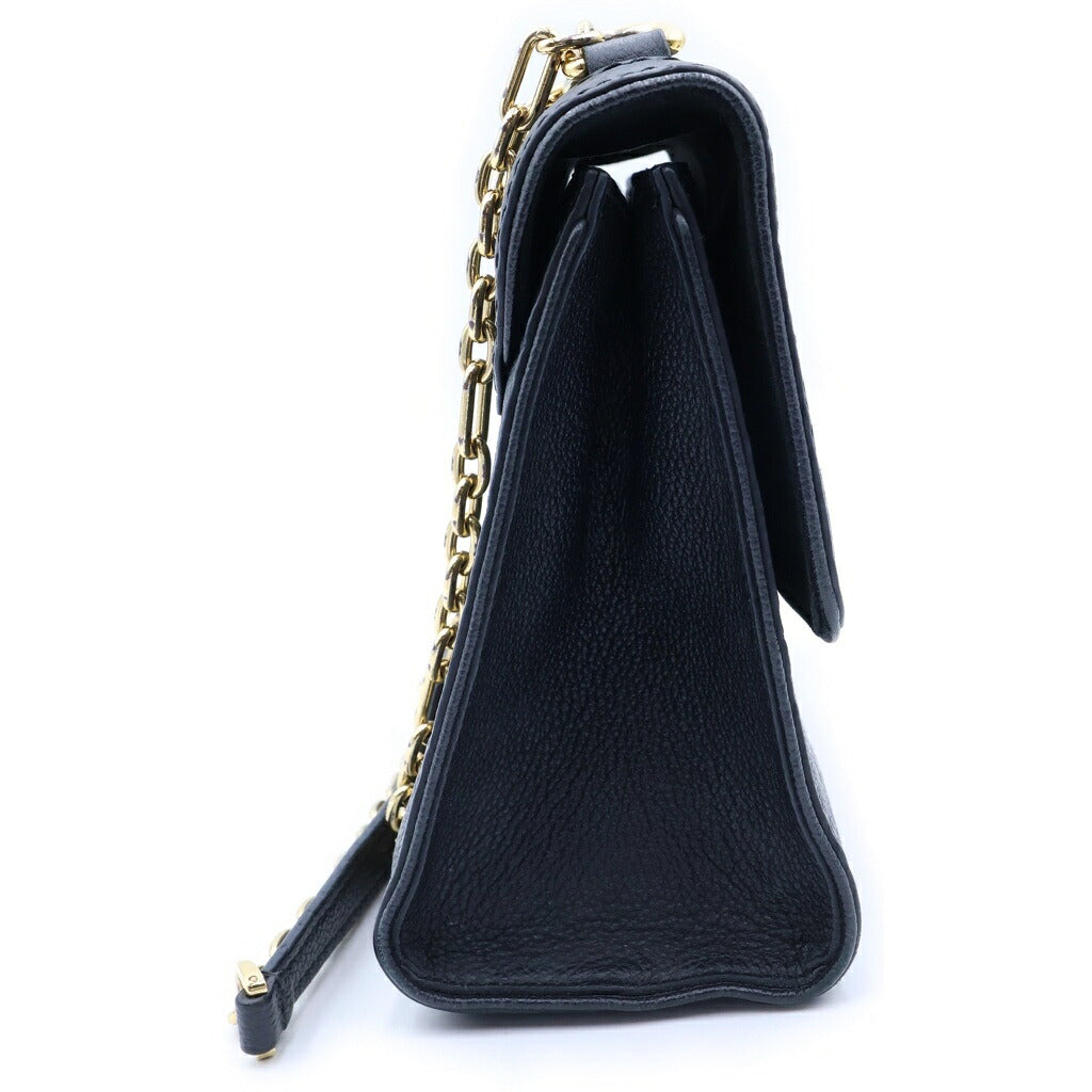 LOUIS VUITTON(ルイヴィトン) アンプラント サンシュルピス チェーンショルダーバッグ ブラック レザー M43392 ゴールド金具