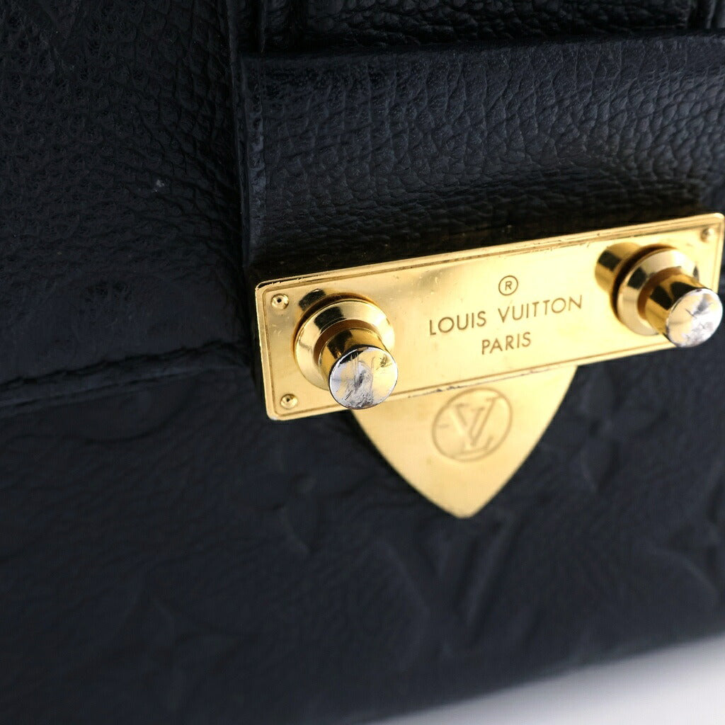 LOUIS VUITTON(ルイヴィトン) アンプラント サンシュルピス チェーンショルダーバッグ ブラック レザー M43392 ゴールド金具