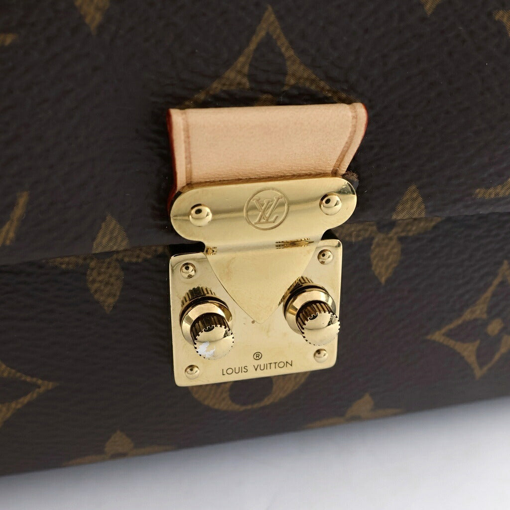 LOUIS VUITTON(ルイヴィトン) モノグラム ナノ・マドレーヌ 2WAYハンドバッグ チェーンショルダーバッグ ブラウン レザー×PVC M28426 ゴールド金具