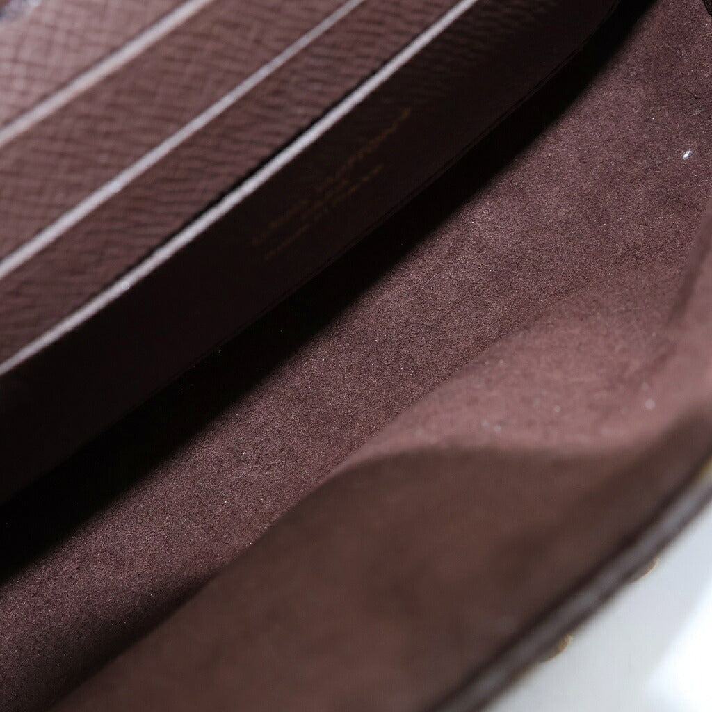 LOUIS VUITTON(ルイヴィトン) モノグラム ナノ・マドレーヌ 2WAYハンドバッグ チェーンショルダーバッグ ブラウン レザー×PVC M28426 ゴールド金具