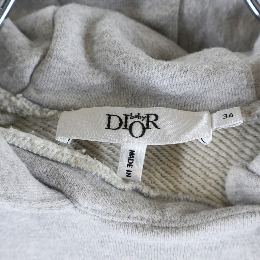 DIOR(ディオール) ラビット プルオーバーパーカー グレー コットン キッズ