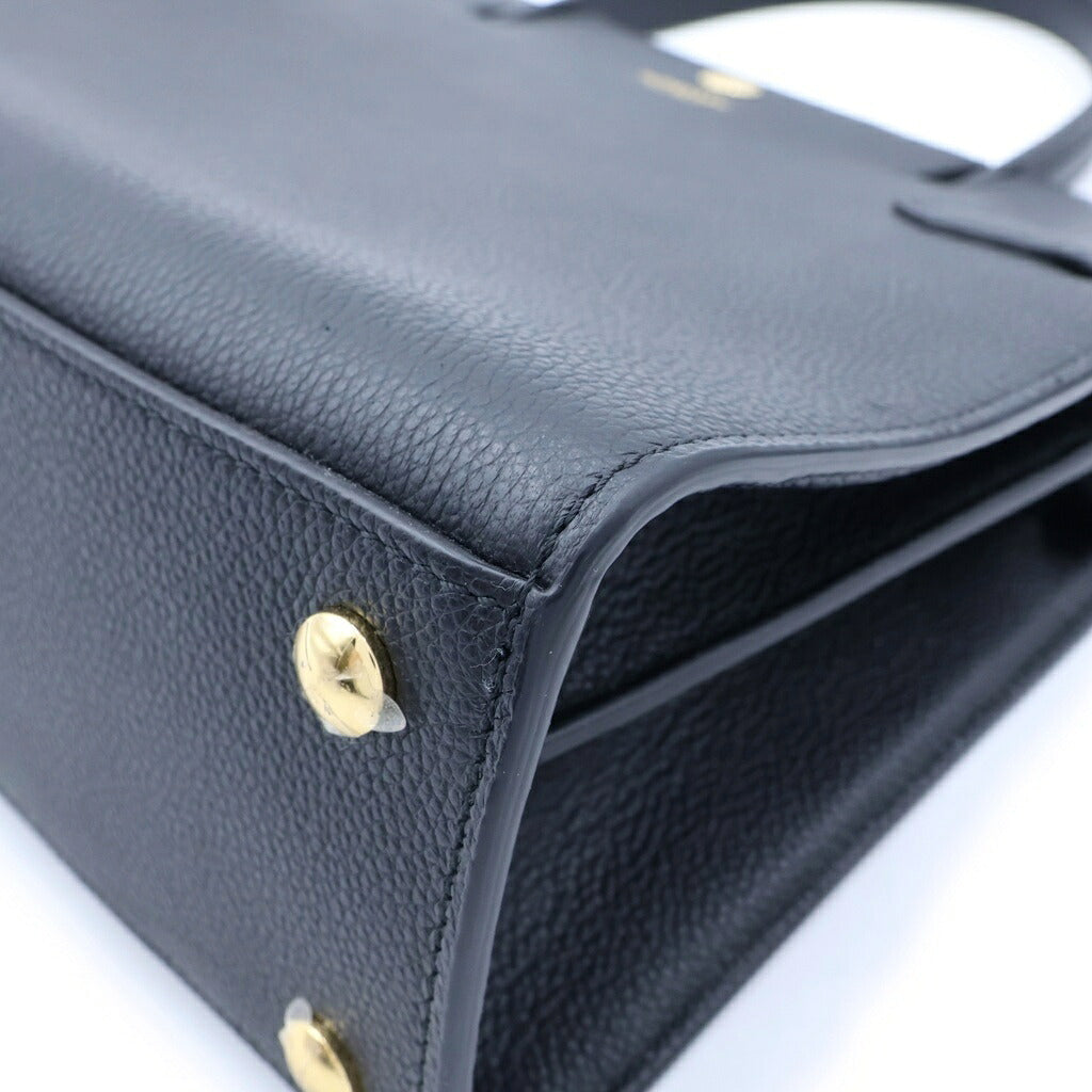 BURBERRY(バーバリー) ハンドバッグ ショルダーバッグ 2way カーフスキン レザー ブラック 8016788
