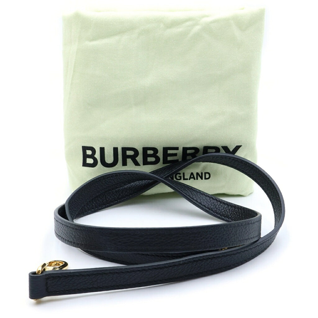 BURBERRY(バーバリー) ハンドバッグ ショルダーバッグ 2way カーフスキン レザー ブラック 8016788