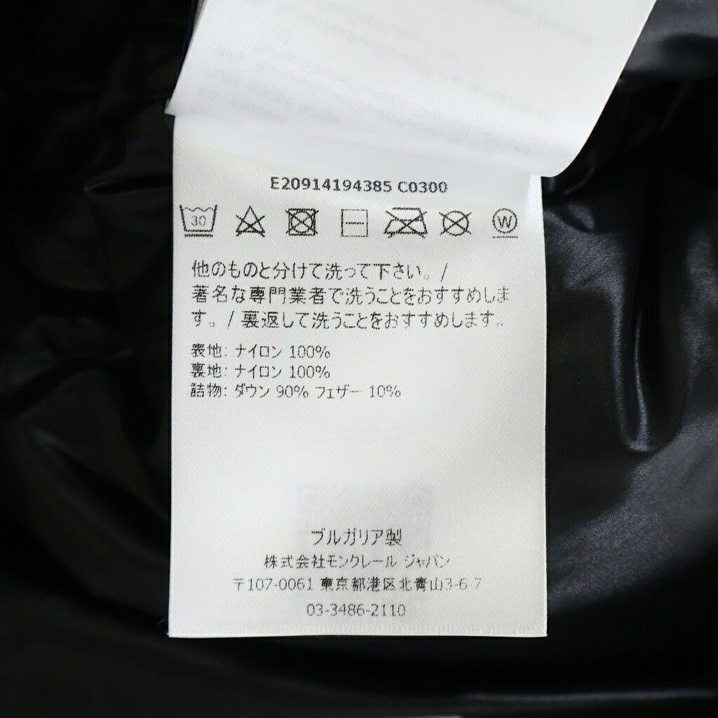 MONCLER(モンクレール) MONTCLA ダウンジャケット アウター ナイロン ブラック E20914194385 C0300