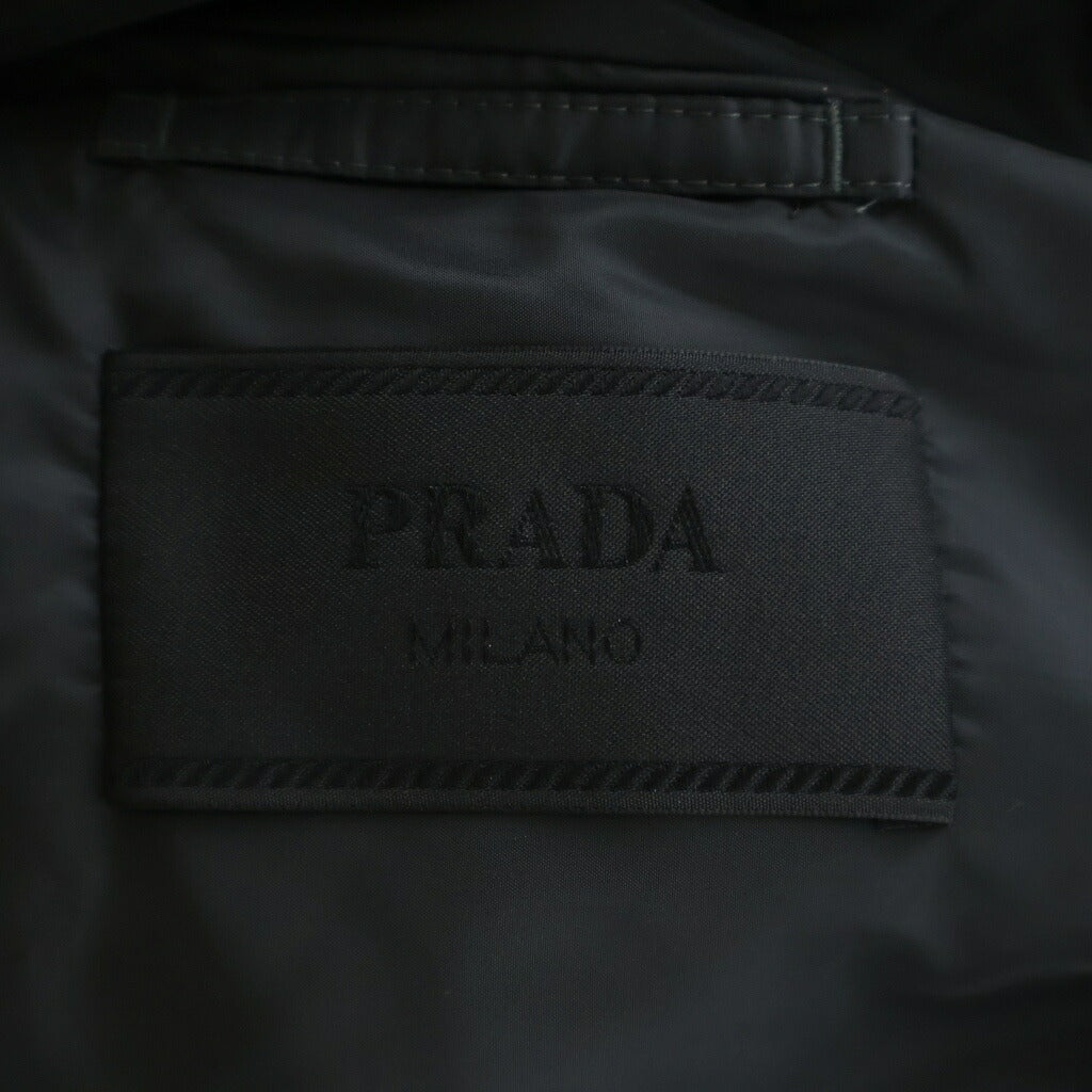 PRADA(プラダ) トライアングルロゴ ダウン ジャケット ナイロン ブラック SGH070