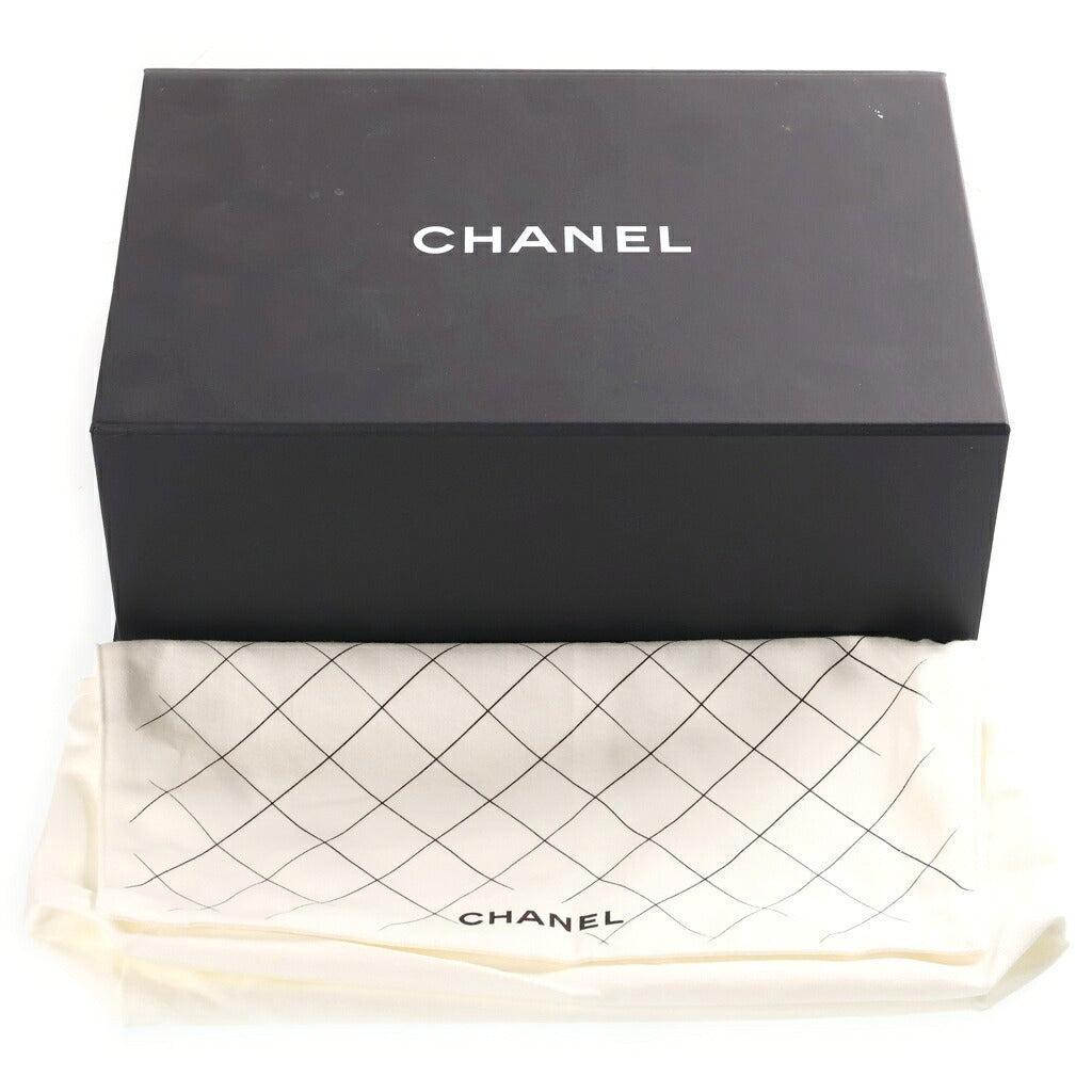CHANEL(シャネル) マトラッセ23 キャビアスキン レザー Wフラップ Wチェーン ショルダーバッグ ゴールド金具 ブラック プレート A01113