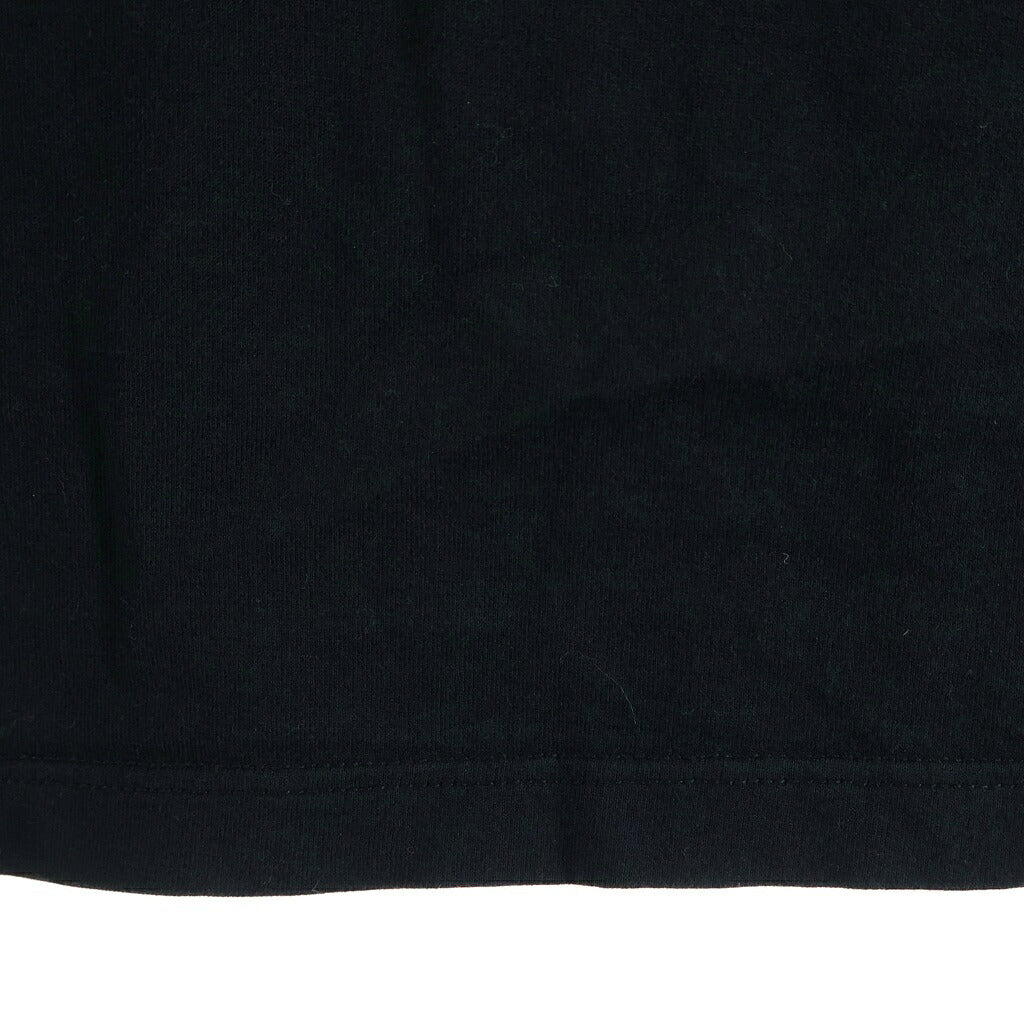 SAINT LAURENT PARIS(サンローランパリ) ロゴプリント クルーネック 半袖 Tシャツ カットソー ブラック 464572