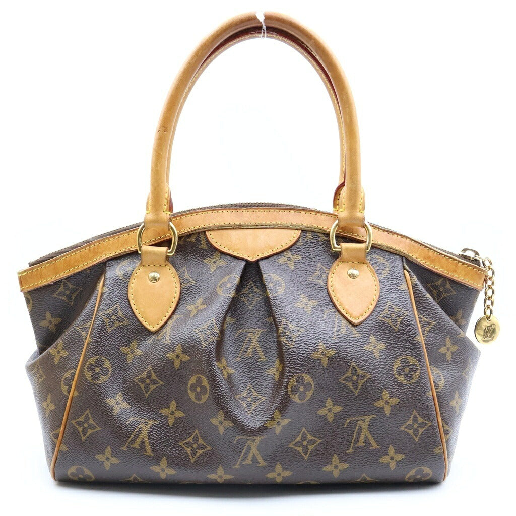 LOUIS VUITTON(ルイヴィトン) ティボリPM ハンドバック ブラウン レザー×PVC M40143 ゴールド金具
