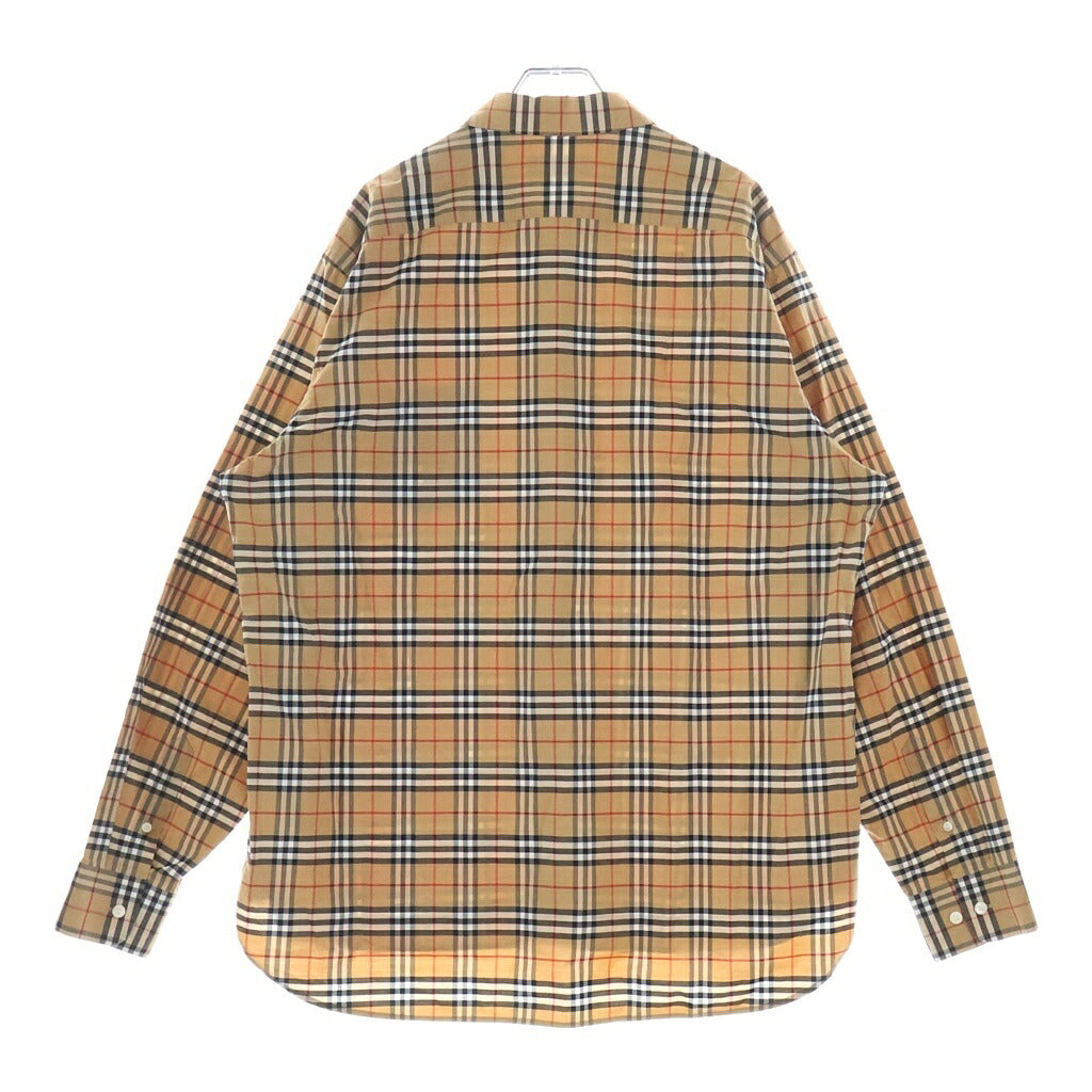 BURBERRY(バーバリー) ノバチェック総柄 長袖シャツ ベージュ 8004832