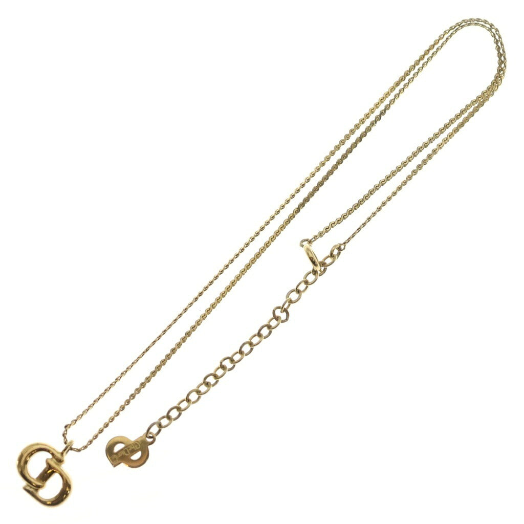 Christian Dior(クリスチャンディオール) CDロゴ ネックレスペンダント チェーン ゴールド