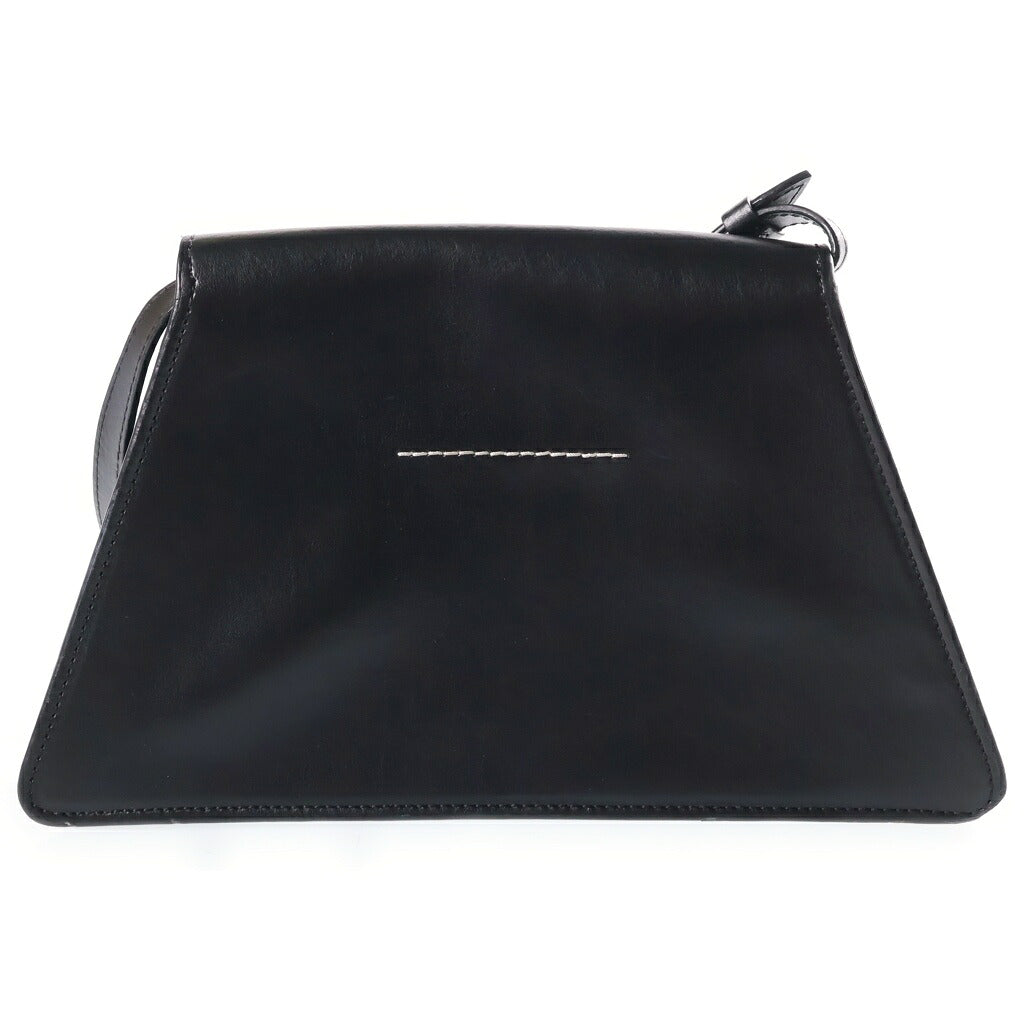 MM6 Maison Margiela(エムエムシックスメゾンマルジェラ) Numeric ショルダーバッグ ブラック レザー SB6ZH0015 シルバー金具