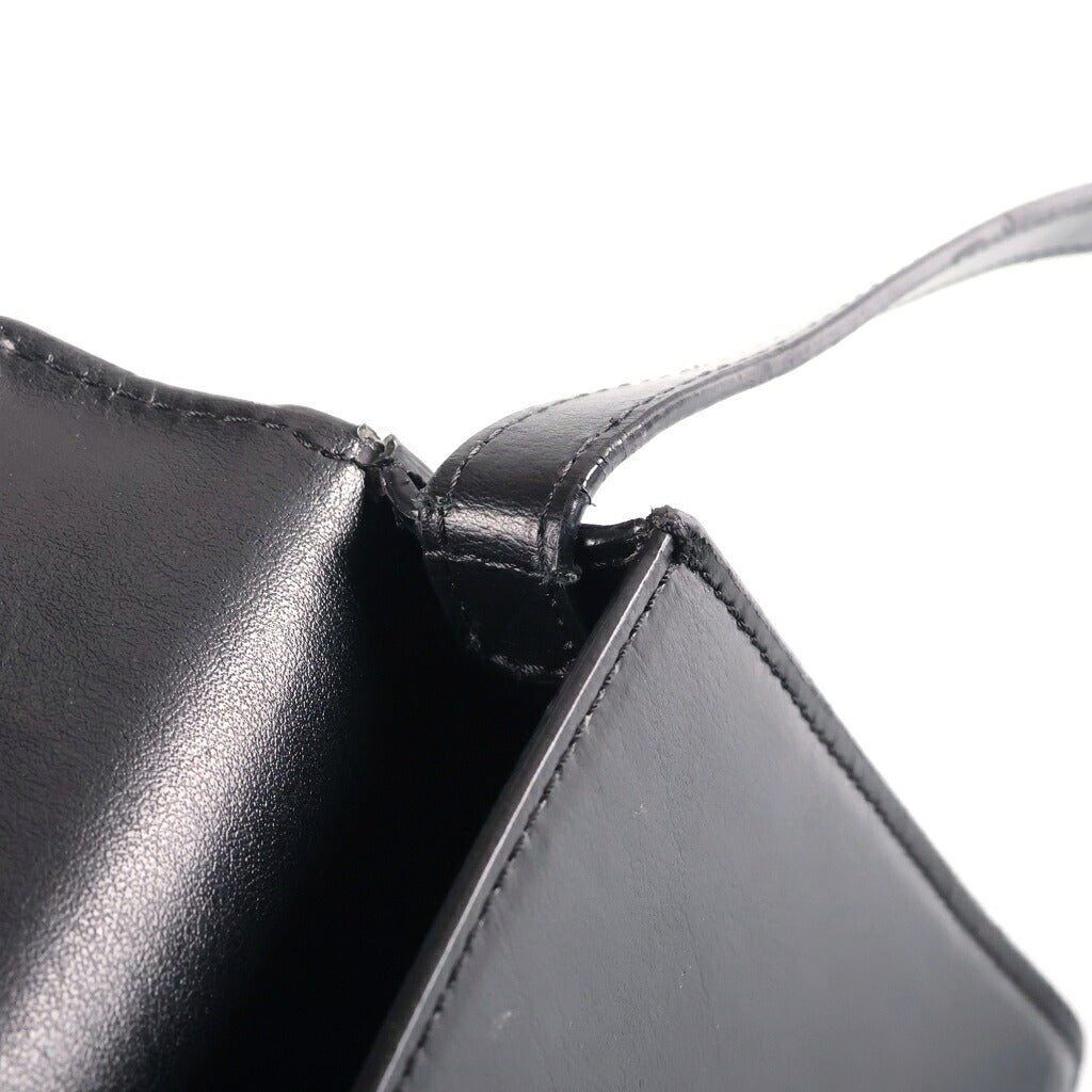 MM6 Maison Margiela(エムエムシックスメゾンマルジェラ) Numeric ショルダーバッグ ブラック レザー SB6ZH0015 シルバー金具