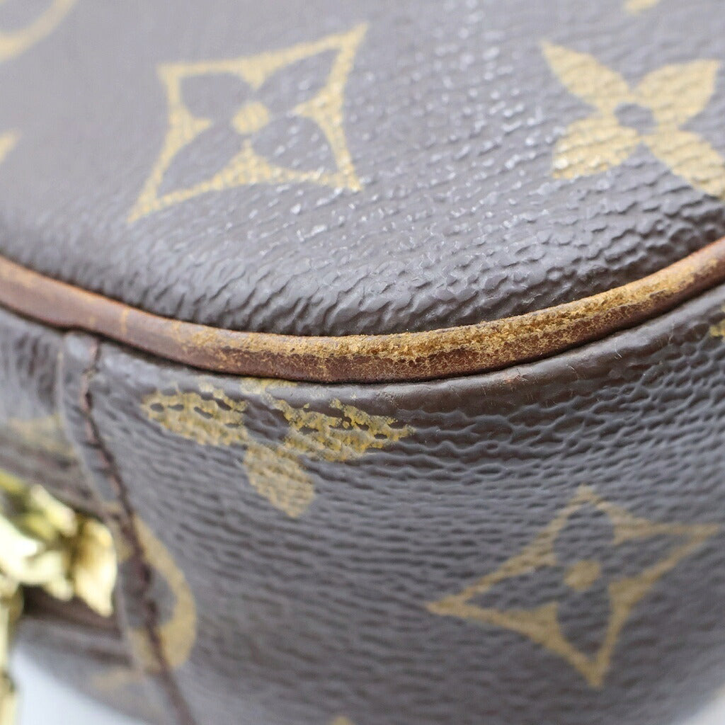 LOUIS VUITTON(ルイヴィトン) モノグラム ポシェットガンジュ ショルダーバッグ ウエストバッグ ボディバッグ ブラウン レザー×PVC M51870 ゴールド金具
