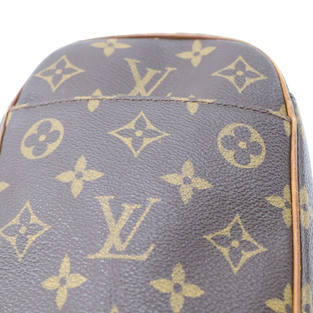 LOUIS VUITTON(ルイヴィトン) モノグラム ポシェットガンジュ ショルダーバッグ ウエストバッグ ボディバッグ ブラウン レザー×PVC M51870 ゴールド金具