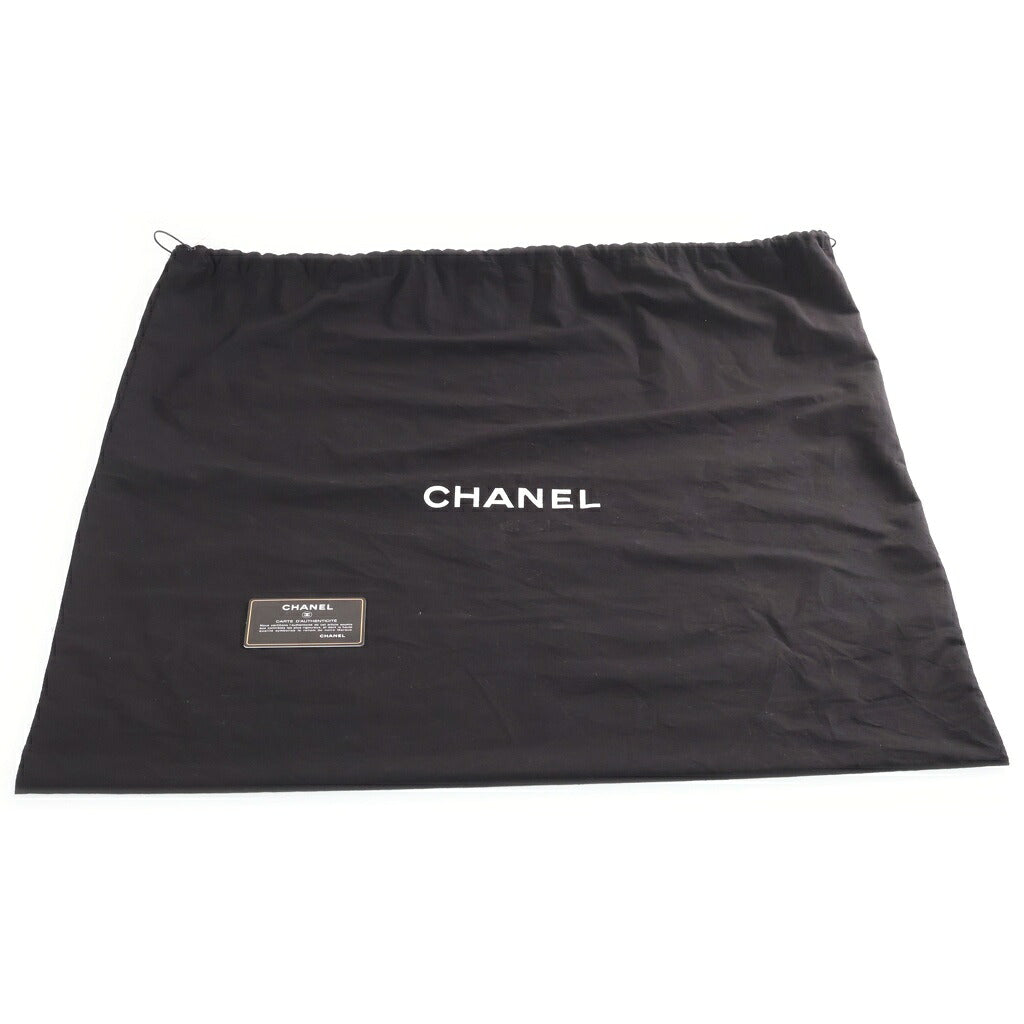 CHANEL(シャネル) パリビアリッツ MM ハンドバッグ トートバッグ ブラック レザー コーティングキャンバス 17番台 A34209 シルバー金具