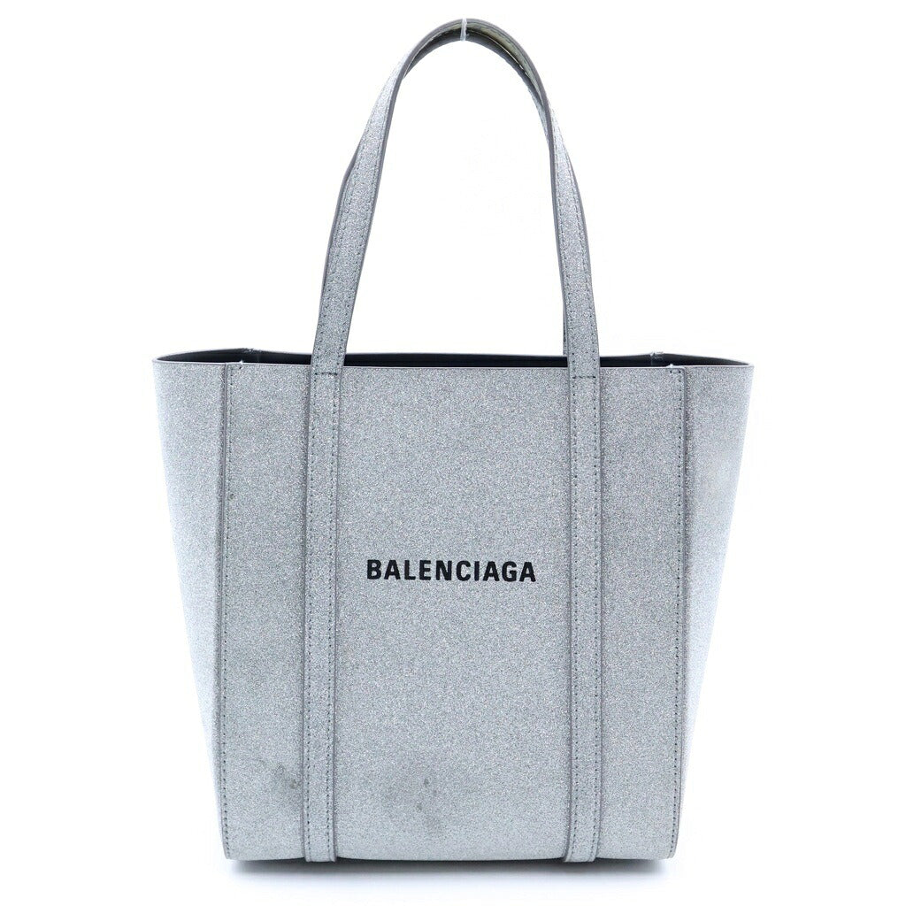 BALENCIAGA(バレンシアガ) エブリディ トート XXS ラメ加工 2WAYハンドバッグ ショルダーバッグ シルバー 551815 シルバー金具