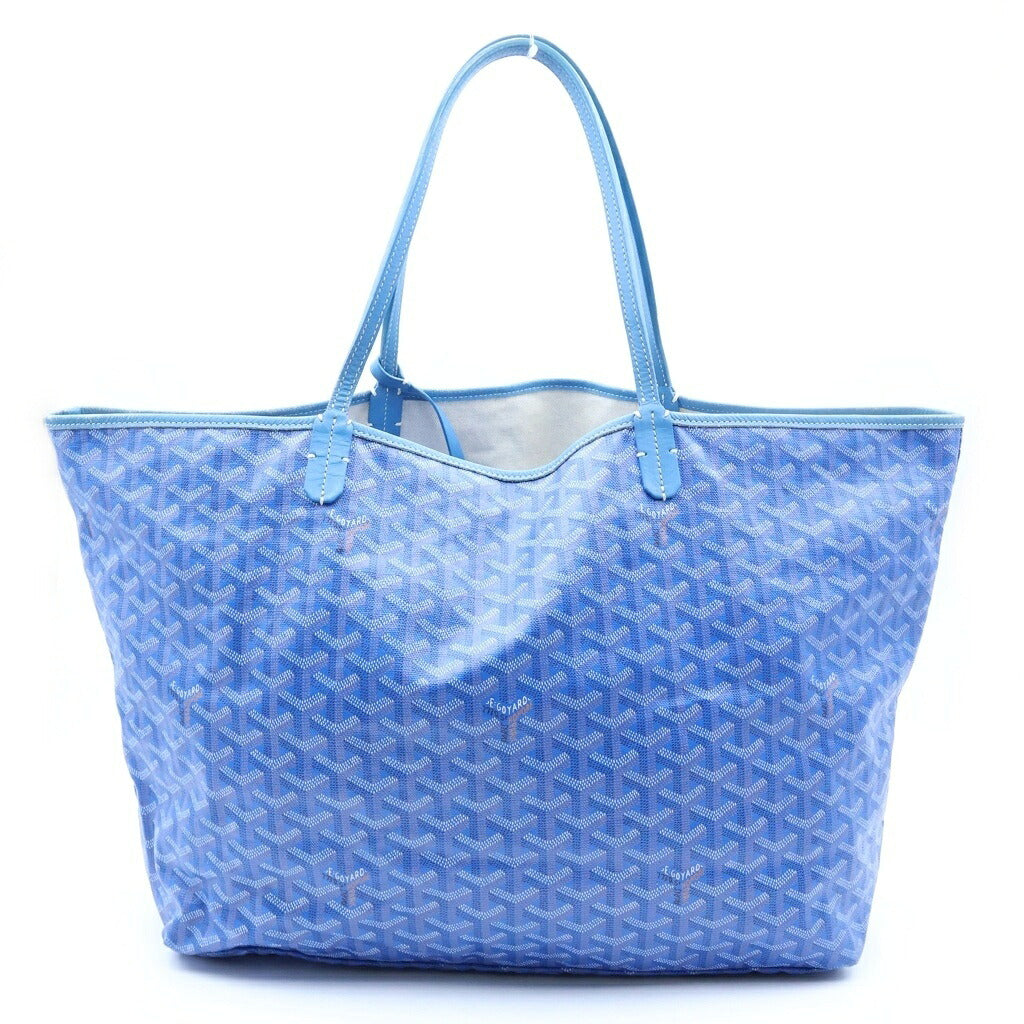 GOYARD(ゴヤール) サンルイGM トートバッグ ハンドバッグ ブルー レザー