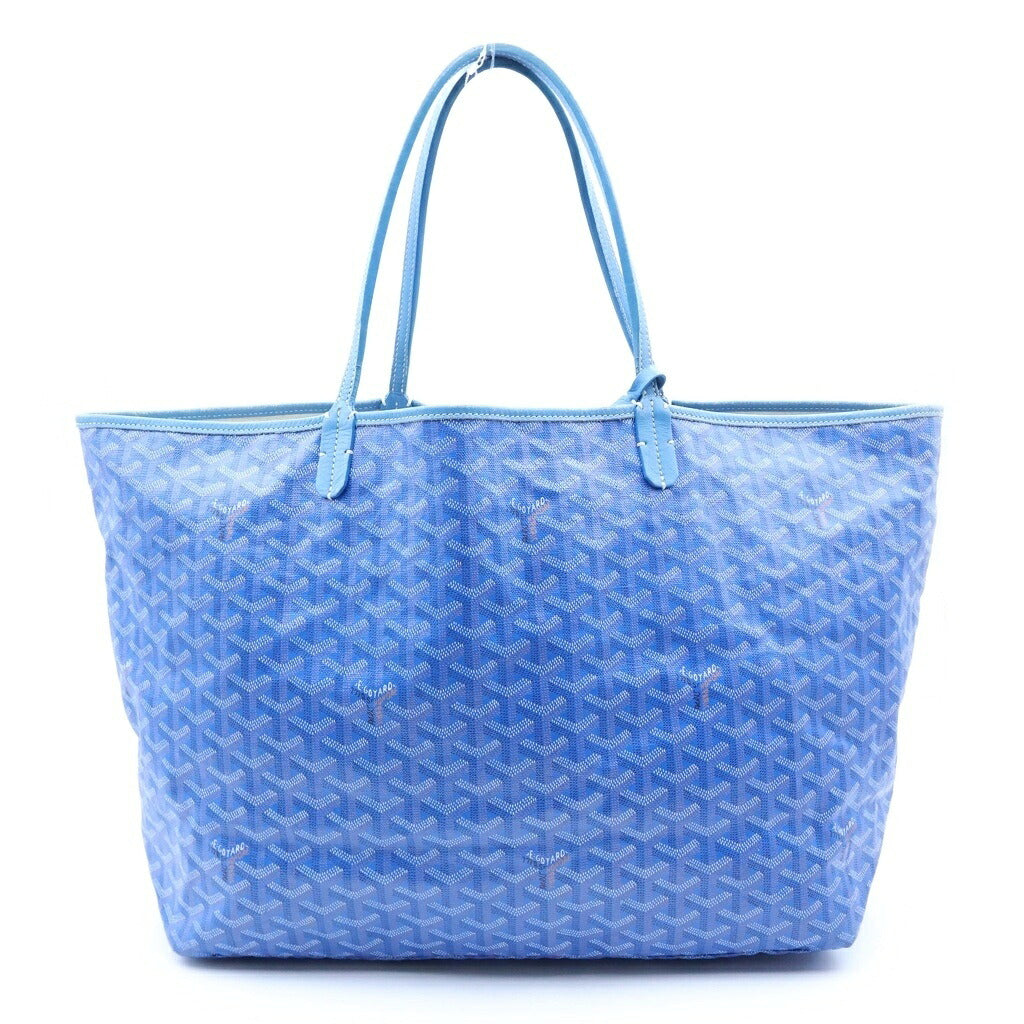 GOYARD(ゴヤール) サンルイGM トートバッグ ハンドバッグ ブルー レザー