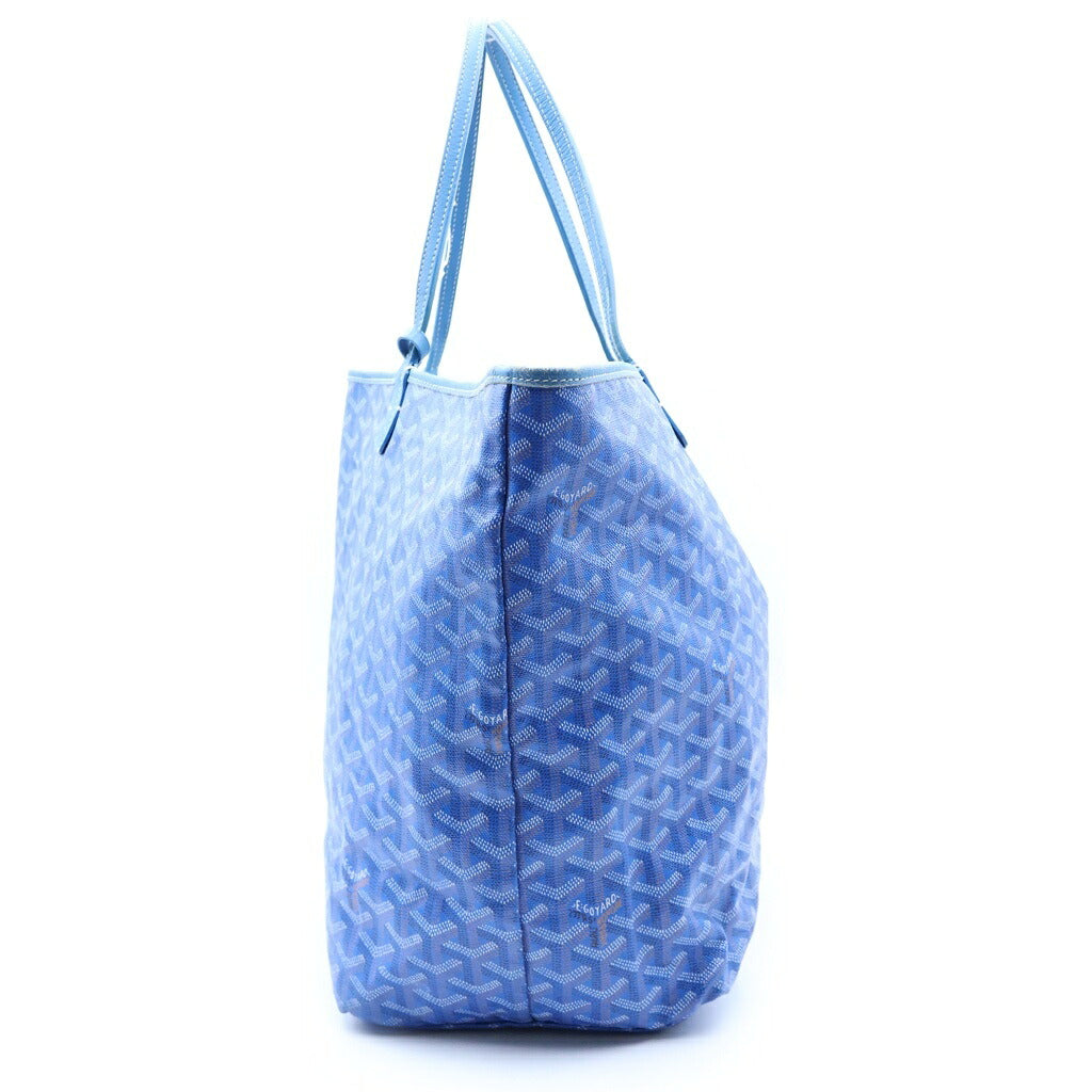 GOYARD(ゴヤール) サンルイGM トートバッグ ハンドバッグ ブルー レザー