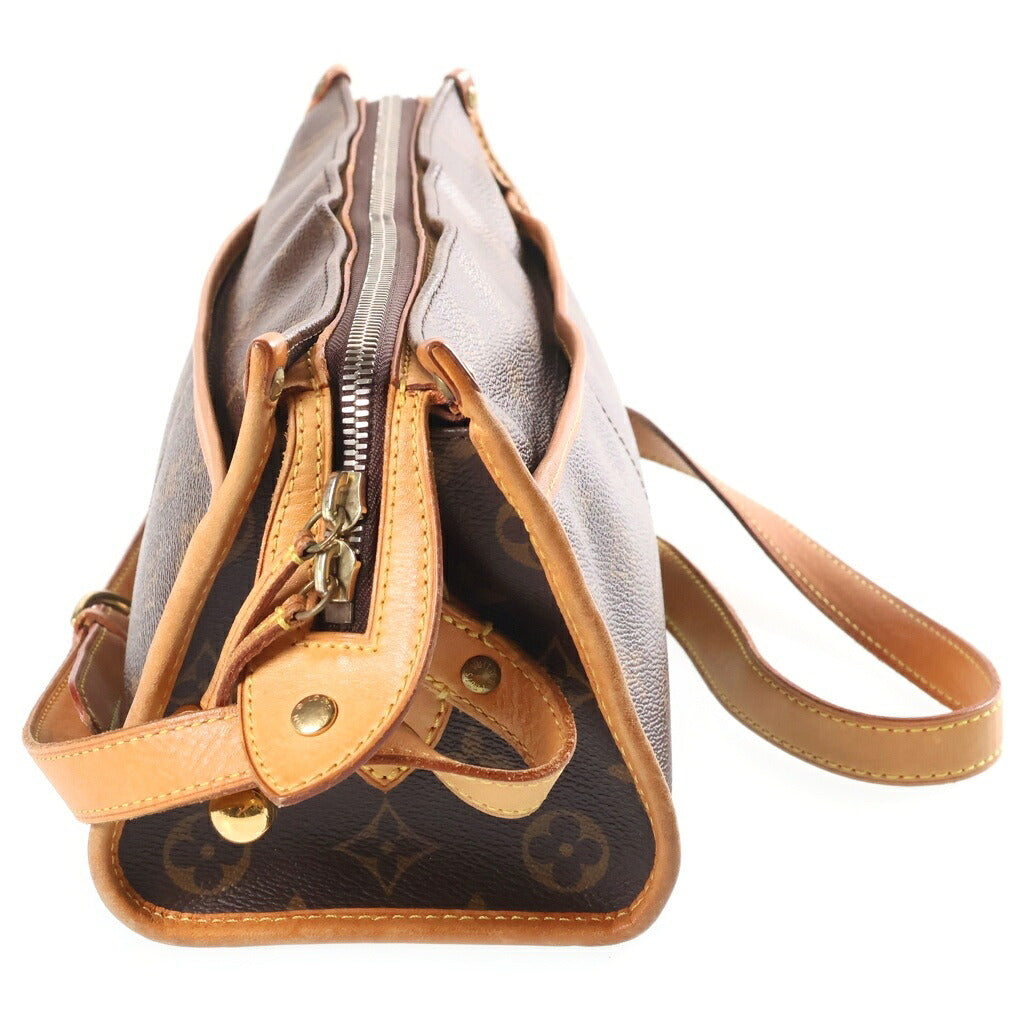 LOUIS VUITTON(ルイヴィトン) モノグラム ポパンクールロン ショルダーバッグ ブラウン PVC×レザー M40008