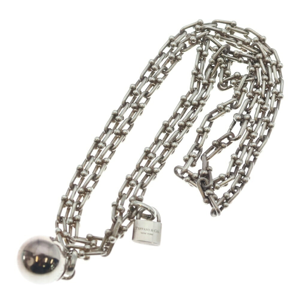 TIFFANY & Co.(ティファニー) ハードウェア スモール ラップ チェーン ネックレス シルバー 925