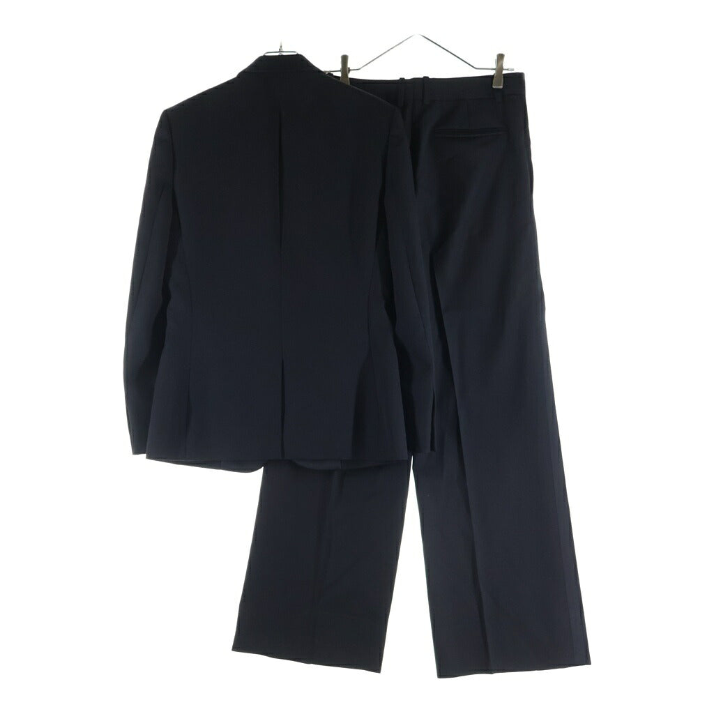 SAINT LAURENT PARIS(サンローランパリ) スモーキング ジャケット テーラードジャケット パンツ スーツセットアップ ウール ポリエステル ブラック レディース