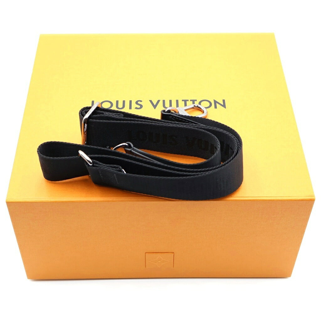 LOUIS VUITTON(ルイヴィトン) モノグラム エクリプス キーポル バンドリエール 25 ハンドバッグ ショルダーバッグ 2WAY ブラック PVC×レザー M46271 ICタイプ
