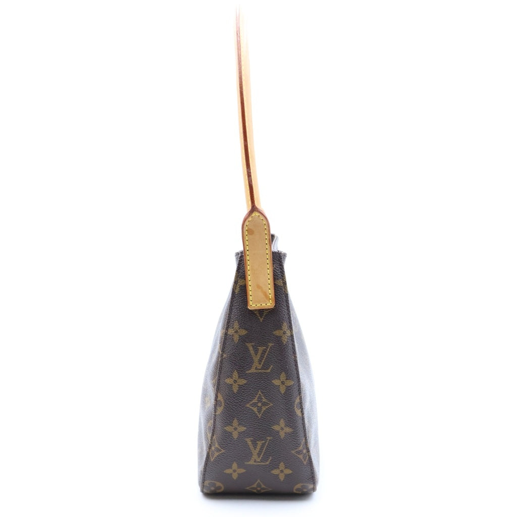 LOUIS VUITTON(ルイヴィトン) モノグラム ルーピングMM ハンドバッグ ワンショルダーバッグ ブラウン PVC×レザー M51146