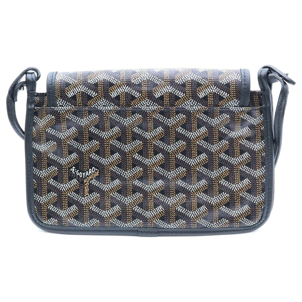 GOYARD(ゴヤール) プリュメ ショルダーバッグ ポーチウォレット PVCレザー ブラック/ブラウン