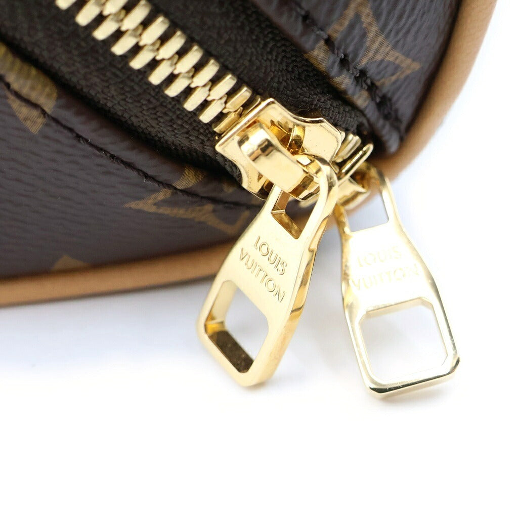 LOUIS VUITTON(ルイヴィトン) モノグラム トレイタリー PVC レザー ハンド バッグ ブラウン M11750 RFID