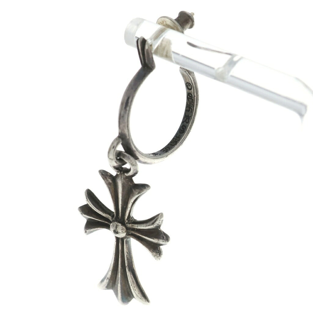 CHROME HEARTS(クロムハーツ) TINY CH CROSS タイニーCHクロス フープピアス シルバー BCA115